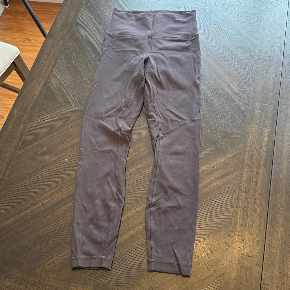 Lululemon 25” Charcoal Grey Leggings - Size 6